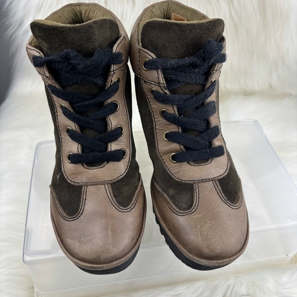 FLY LONDON WEDGES ANKLE BOOTIES WOMEN SIZE 37 
US 6.5-7 - Picture 7 of 11